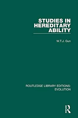 Studies In Hereditary Ability-..