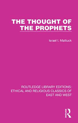 The Thought Of The Prophets-..
