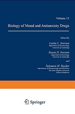 Handbook Of Psychopharmacology: Volume 13 Biology Of Mood And Antianxiety Drugs-..