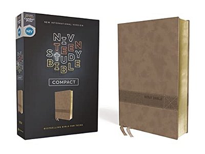 Niv, Teen Study Bible (For Life Issues You Face Every Day), Compact, Leathersoft, Brown, Comfort Print-..