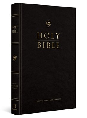 Esv Church Bible, Large Print (Hardcover, Black)-..