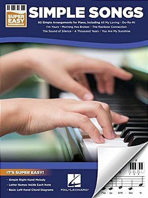 Simple Songs - Super Easy Songbook With Lyrics For 60 Favorite Songs-..