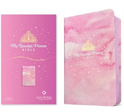 My Beautiful Princess Bible Nlt (Leatherlike, Pink Sparkles)-..