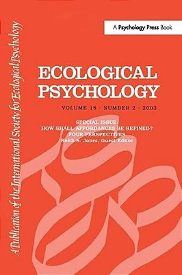 How Shall Affordances Be Refined?: Four Perspectives: A Special Issue Of Ecological Psychology-..