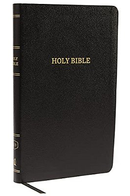 Kjv, Thinline Reference Bible, Bonded Leather, Black, Red Letter Edition-..