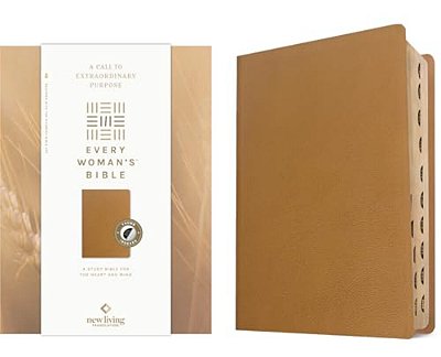 Nlt Every Woman's Bible, Filament Enabled (Genuine Leather, Camel, Indexed, Red Letter)-..