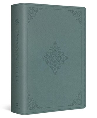 Esv Chronological Bible (Trutone, Paris Sky, Fleur-De-lis Design)-..