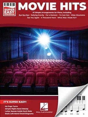 Movie Hits - Super Easy Songbook: 47 Film Favorites Arranged Simply For Piano-..