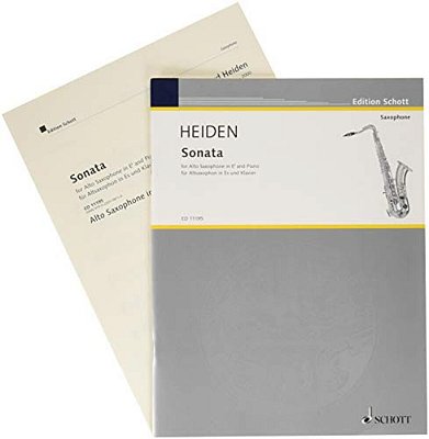 Sonata: For Alto Saxophone & Piano-..