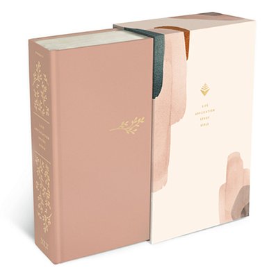 Nlt Life Application Study Bible, Third Edition (Hardcover Cloth, Soft Pink, Red Letter)-..