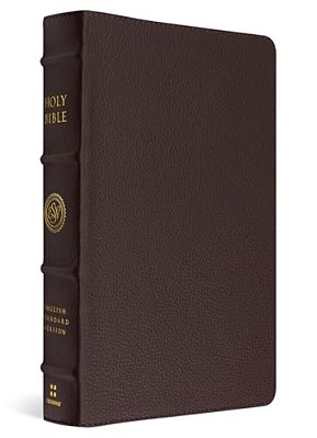 Esv Heirloom Bible, Gloria Dei: Single Column Edition (Calfskin, Mahogany)-..
