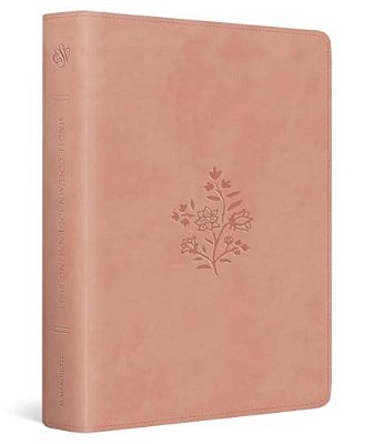Esv Single Column Journaling Bible (Trutone, Blush Rose, Wildflower Design)-..