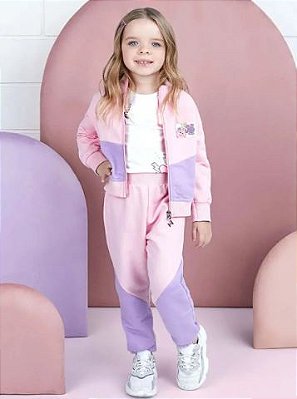 Conjunto Infantil Feminino Momi Mini Rosa