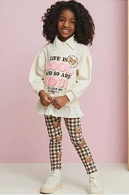 Conjunto Infantil Momi - Casaco e Legging Estilosos e Confortáveis
