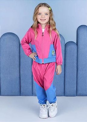 Conjunto de Agasalho Pink Momi