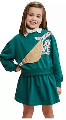 Conjunto Infantil Feminino Momi Com Pochete