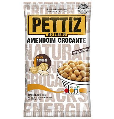 Pettiz Natural Amendoim Crocante 500g Dori