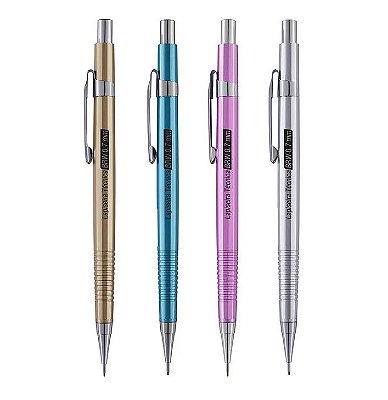 Lapiseira Técnica 0.7mm Cor Metálica BRW
