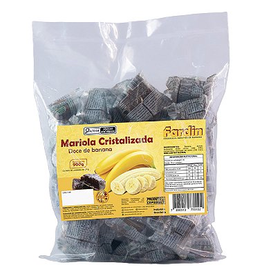 Mariola Fardin Cristalizada 900g Pacote com 50un de 18g