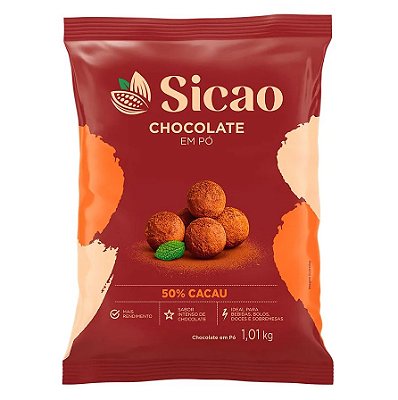 Chocolate em Pó 50% Sicao 1,01kg