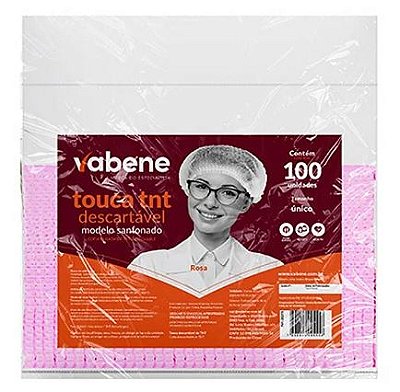 Touca TNT Sanfonada Rosa 100un Vabene