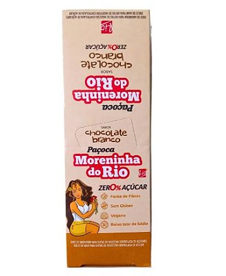 Paçoca Diet Zero Açúcar Moreninha do Rio 276g c/12un Sabor Chocolate Branco