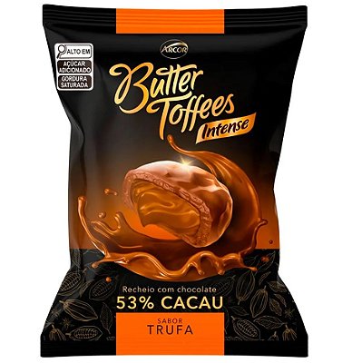 Bala Butter Toffees 53% Trufa 500g Intense Arcor