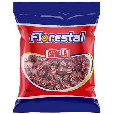Bala Dura Bolinha de Canela 500g Florestal