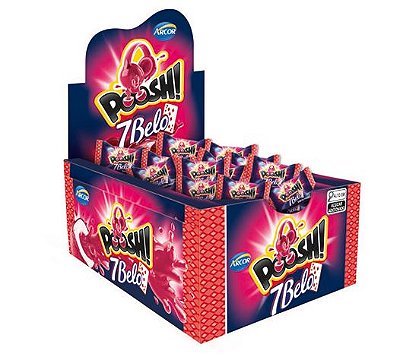 Chiclete Poosh Jelly 7Belo Arcor 200g