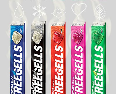 Drops Freegells Display c/12un Sabores