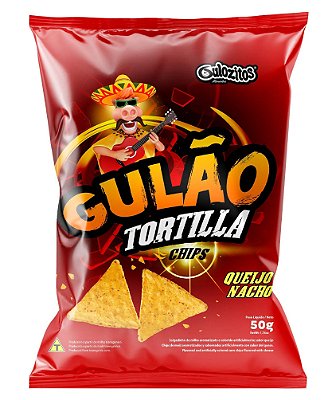 Chips Gulão Tortilla Queijo Nacho 50g