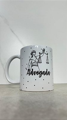 Caneca Profissão Advogada Personalizada