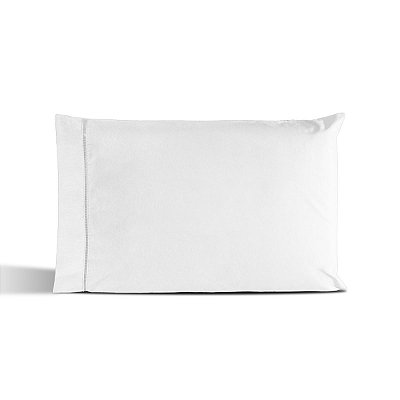 Fronha Avulsa Percal 180 Fios Ponto Palito Dream Branco