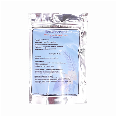 Banho e escalda-pé de sal e ervas Proteção