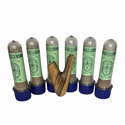 Kit Alinhamento - 6 Tubos de Rapé + 1 Kuripe