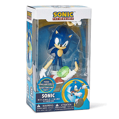 Boneco Sonic Action Figure Sonic The Headgehog