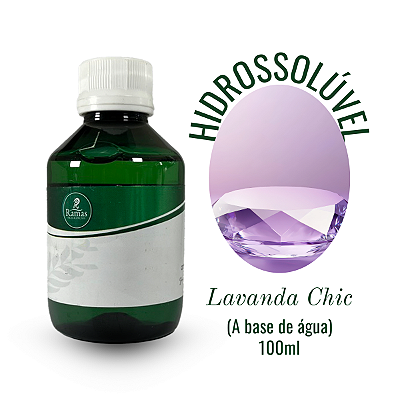 Essência LAVANDA CHIQ Hidrossolúvel 100ml RAMAS