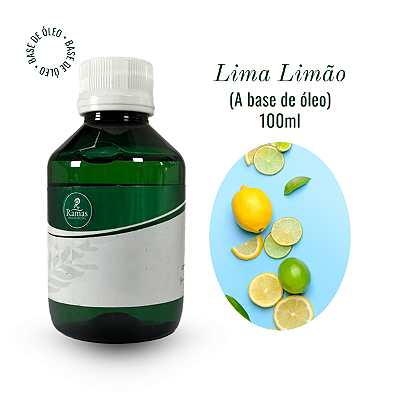 Essência LIMA LIMÃO a base de óleo 100ml
