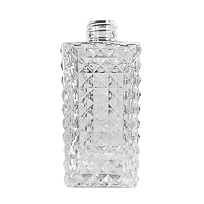 Frasco aromatizador com relevo transparente cristal 270 ml R28/410