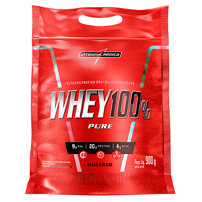 Whey Protein 100% Pure Integralmedica 900g Refil