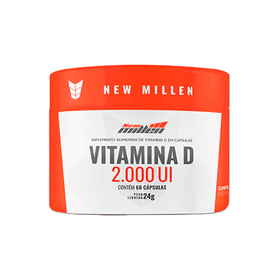 Vitamina D 2000 UI 60 caps. - New Millen