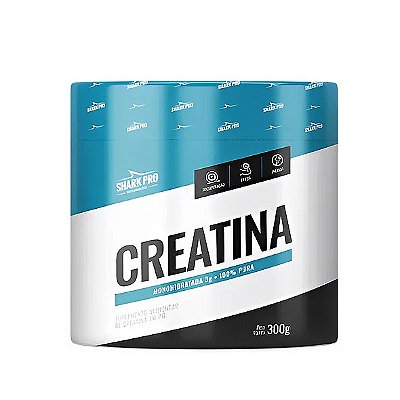 Creatina Pura Shark Pro 300g Monohidratada