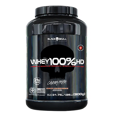 Whey 100% HD Black Skull 3w 900g