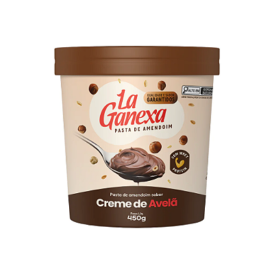 Pasta de Amendoim - Creme de Avelã - La Ganexa 450g