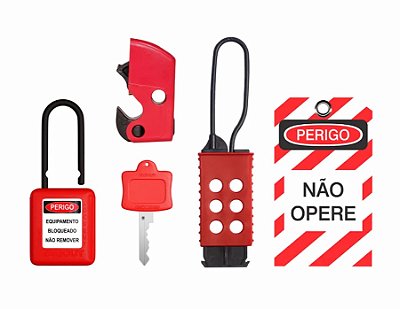 Kit Bloqueio Multi Elétrica Nr10 Nr12 - Loto