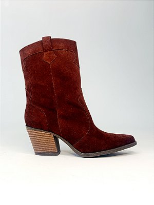 Bota Feminina Western Tayla - Terra