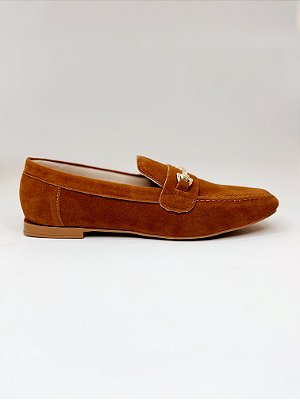 Mocassim Feminino Slim Julie - Caramelo