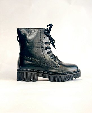 Coturno Feminino Cano Baixo Pietra - Preto