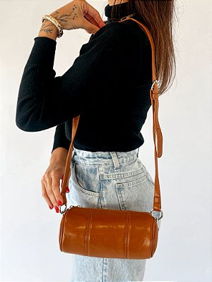 Bolsa Feminina Pequena Valência - Caramelo
