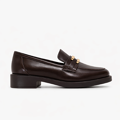 Mocassim Feminino Clássico Clarice - Café